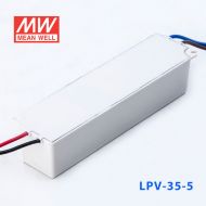 LPV-35-5   35W   5V   6A明纬牌恒压输出IP67防水塑壳LED照明电源