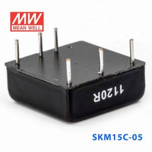 SKM15C-05  15W  36~75V  输入 5V 3A 单路稳压输出明纬DC-DC转换模块电源