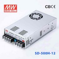 SD-500H-12  500W  72~144V  输入  12V 40A  输出有外壳明纬DC-DC转换电源