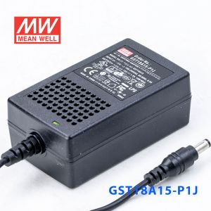 GST18A15-P1J  18W 15V1.2A高效能低空载损耗绿色节能桌上型适配器