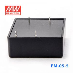 PM-05-5  5W  5V 1A  微漏电塑封Class2单路输出板上型医用明纬开关电源