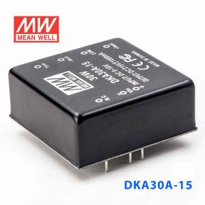 DKA30A-15  30W  9~18V  输入  ±15V  双路输出明纬DC-DC转换模块电源