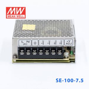 SE-100-7.5 100W 7.5V13.6A单组输出通用型内置有外壳CCC认证明纬开关电源(SE系列-内置有外壳)