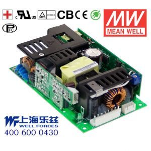 RPDG-160B  160W 5V 12A 24V 3.6A  输出绿色能源带PFC明纬医用无外壳电源