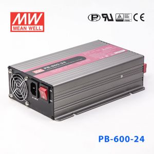 PB-600-24  600W  28.8V 21A  带PFC明纬2/3/8段式智能铅酸电池充电器