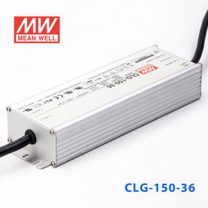 CLG-150-36  150W  36V 4.2A 恒压+恒流PFC高效铝壳IP67防水LED电源(引线接线) 