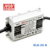 XLG-25-A台湾明纬25W700mA恒功率防水电源22~54V电流可调型