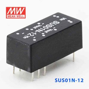 SUS01N-12  1W  24V-12V  非稳压单组输出明纬DC-DC转换模块电源