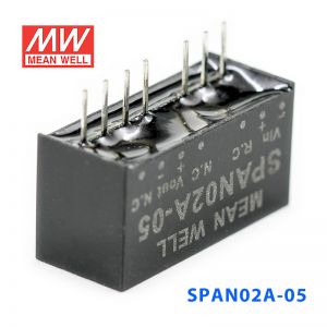 SPAN02A-05 2W 9~18V 转 5V 0.4A 非稳压单路输出DC-DC模块电源