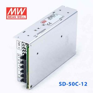 SD-50C-12 50W  36~72V 输入 12V 4.2A  输出有外壳明纬DC-DC转换电源