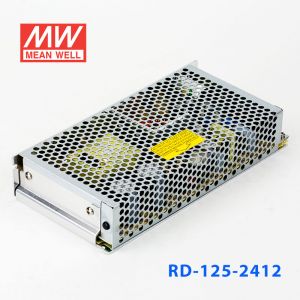 RD-125-2412明纬12V24V双路电源125W直流稳压24V3.7A+12V3.7A双组