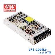LRS-200N2-36明纬36V5.9A输出开关电源具瞬间200%峰值功率200W