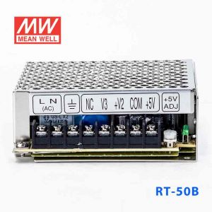 RT-50B台湾明纬5V正负12V三路开关电源50W 5V4A+12V2A-12V0.5A