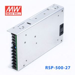 RSP-500-27 500W 27V18.6A 单路输出带功率因素校正超薄型明纬开关电源