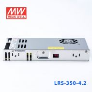 LRS-350-4.2 252W 4.2V60A输出（输入电压开关选择型)明纬超薄高性能开关电源