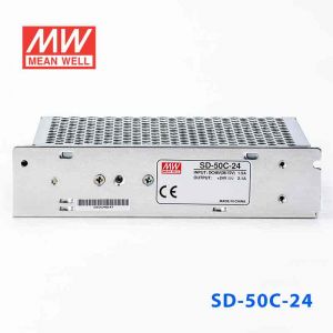 SD-50C-24 50W  36~72V  输入 24V 2.1A  输出有外壳明纬DC-DC转换电源