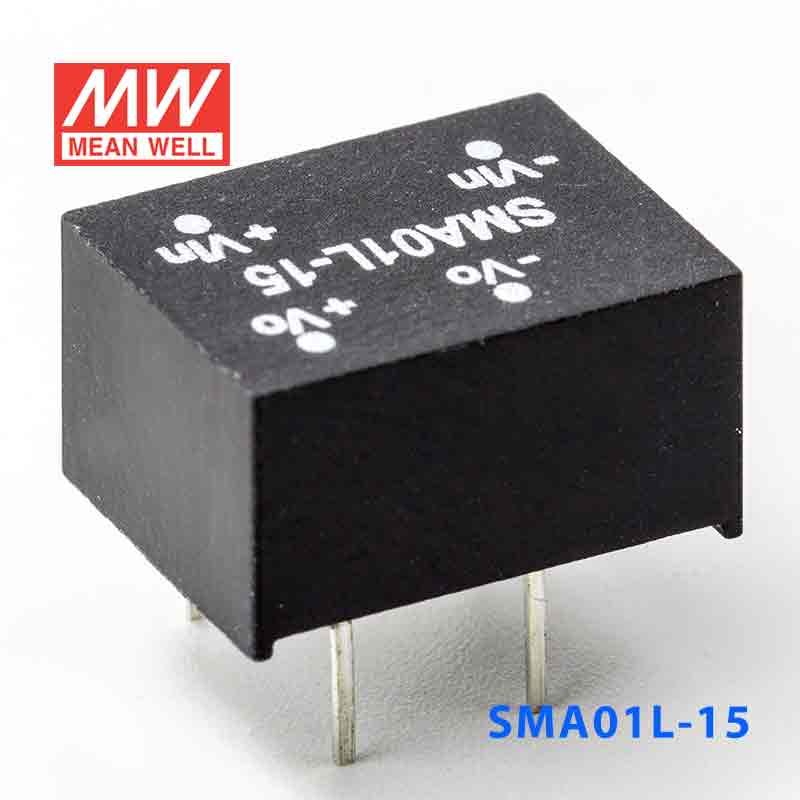 SMA01L-15  1W  5V-15V  非稳压单路输出明纬DC-DC转换模块电源