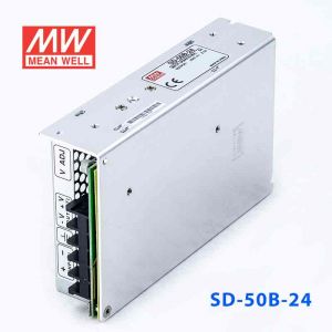 SD-50B-24  50W 19~36V  输入 24V 2.1A  输出有外壳明纬DC-DC转换电源