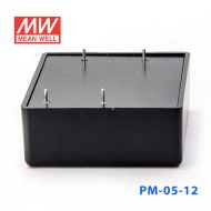 PM-05-12  5W  12V 0.42A  微漏电塑封Class2单路输出板上型医用明纬开关电源
