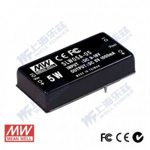 SLW05C-12  5W  36~72V  输入 12V  稳压单路输出明纬DC-DC转换模块电源