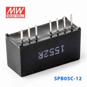 SPB05C-12 3W  36~72V 输入 12V 稳压单路输出明纬DC-DC转换模块电源