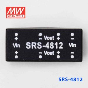 SRS-4812  0.5W  48V-12V  稳压单组输出明纬DC-DC转换模块电源