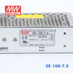 SE-100-7.5 100W 7.5V13.6A单组输出通用型内置有外壳CCC认证明纬开关电源(SE系列-内置有外壳)