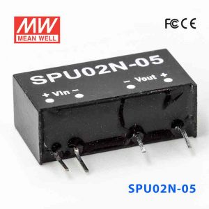 SPU02N-05  2W  24V-5V  非稳压单路输出明纬DC-DC转换模块电源