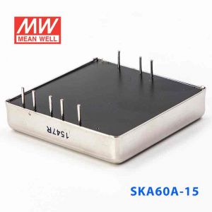 SKA60A-15  60W  9~18V 输入 15V 4A 明纬单路稳压输出DC-DC转换电源