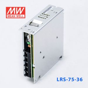 LRS-75-36 75.6W 36V2.1A单路输出超薄型低空载损耗明纬开关电源