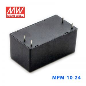 MPM-10-24台湾明纬10W 80~264V输入 24V0.42A输出医疗基板型电源