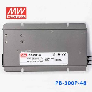 PB-300P-48 300W 57.6V5.3A 带PFC明纬优化三段式铅酸电池充电器 