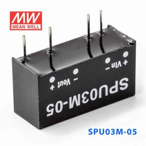 SPU03M-05  3W  12V-5V 非稳压单路输出明纬DC-DC模块电源