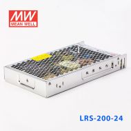 LRS-200-24 210W 24V8.8A 输出（输入电压开关选择型)明纬超薄高性能开关电源