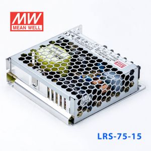 LRS-75-15 75W 15V5A单路输出超薄型低空载损耗明纬开关电源