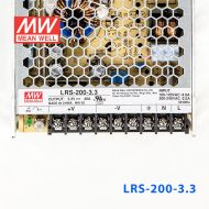 LRS-200-3.3 132W 3.3V40A输出（输入电压开关选择型)明纬超薄高性能开关电源