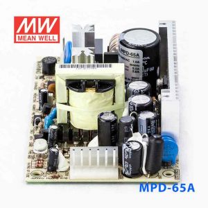 MPD-65A  65W +5V 7A +12V 3.2A  双路输出微漏电医用无外壳明纬开关电源