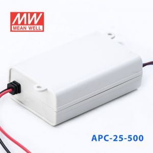 APC-25-500 25W 15-50V    500mA 明纬牌恒流输出防水塑壳LED照明电源 