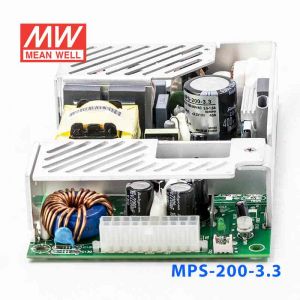 MPS-200-3.3 200W 3.3V40A 输出微漏电带PFC医用无外壳明纬开关电源