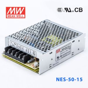 NES-50-15 50W 15V3.4A 单路输出CCC认证明纬开关电源(NE系列)