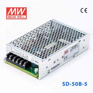 SD-50B-5  50W  19~36V  输入 5V 10A  输出有外壳明纬DC-DC转换电源