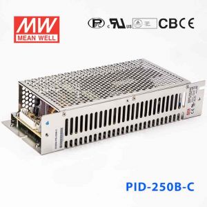 PID-250B-C  250W +24V 9.4A +5V 5A  隔离双路输出带PFC功能加外壳PCB板明纬开关电源