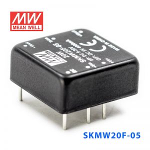 SKMW20F-05 20W 9~36V 转 5V 4A 非稳压单路输出明纬DC-DC模块电源