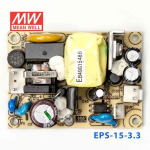 EPS-15-3.3 15W 3.3V3A单路输出低空载损耗高效率明纬裸板开关电源