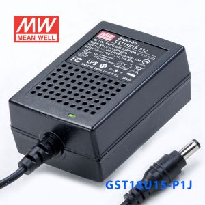 GST18U15-P1J 18W 15V1.2A高效能低空载损耗绿色节能美规适配器