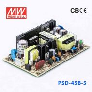 PSD-45B-5  45W  18~36V  输入 5V 9A  单路输出PCB板明纬DC-DC变换电源