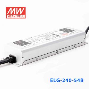 ELG-240-54B 240W 54V 4.45A    B型(0～10V/PWM/电阻调光)/铝壳IP67/100～305Vac输入)明纬PFC防水LED电源