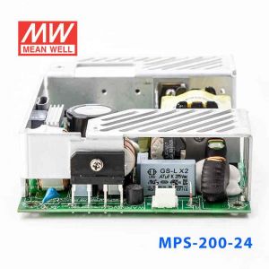 MPS-200-24 200W 24V8.4A 输出微漏电带PFC医用无外壳明纬开关电源