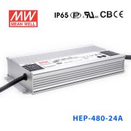 HEP-480-36 480W36V13.3A无风扇全密封高效率明纬电源