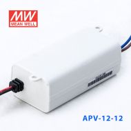 APV-12-12    12W  12V 1A明纬牌恒压输出防水塑壳LED照明电源